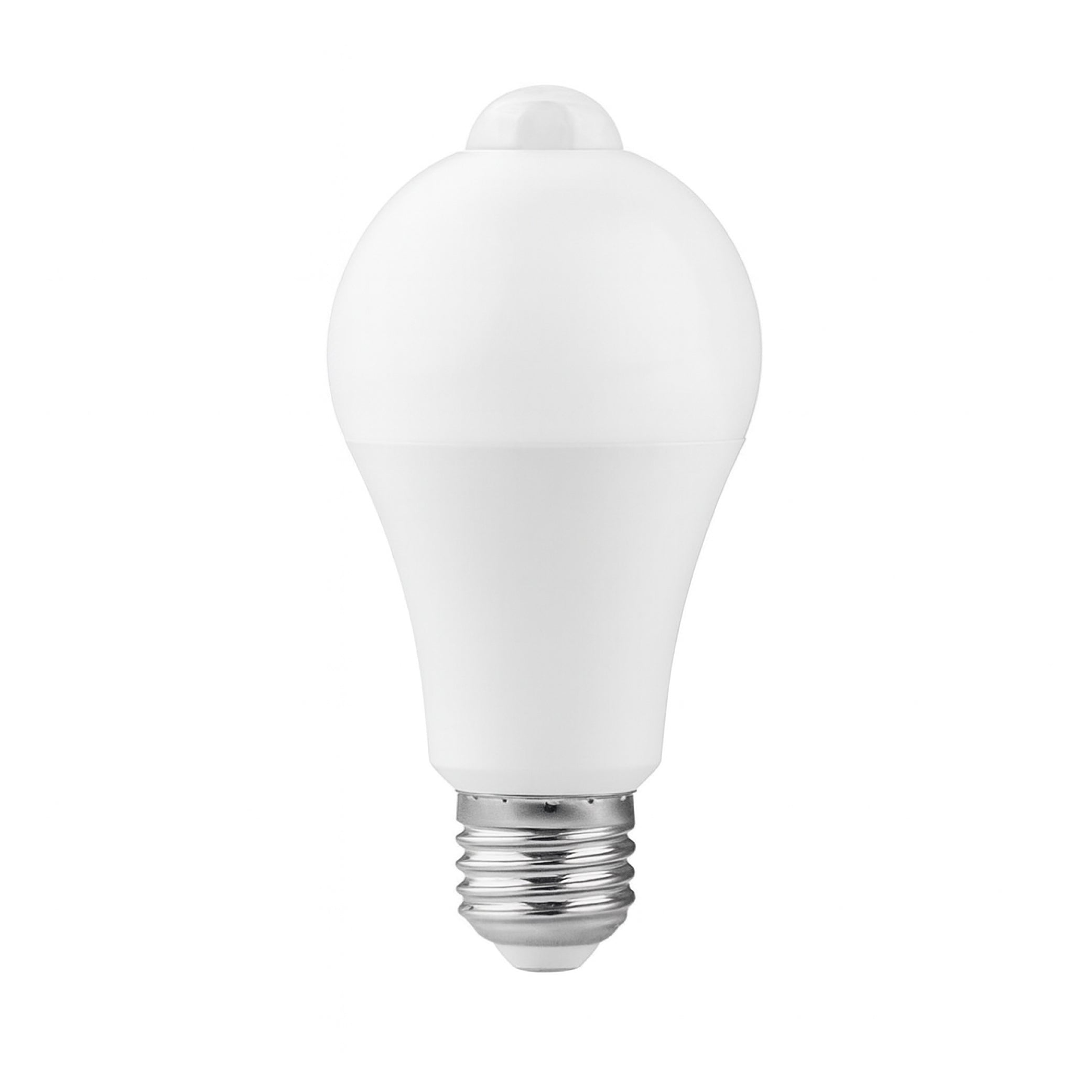 Estevez Set de 4 Focos LED 9W Luz Cálida 2700K / Luz Fría 6500K, Base Estándar E26, Fotocelda y Sensor de Movimiento, Modelo E81193-09-PIR-WW*4