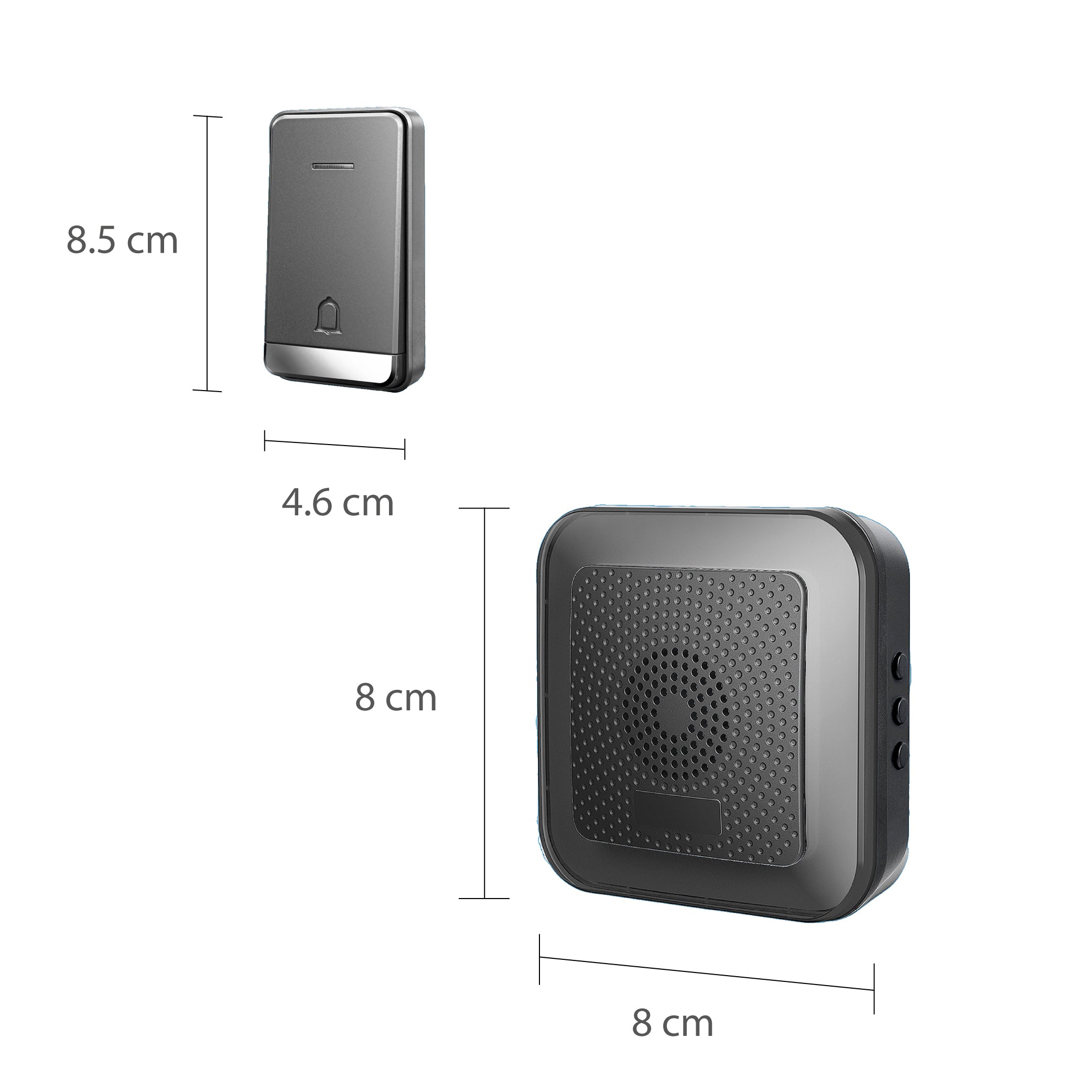 Estevez Timbre Inalámbrico Enchufable Plug In con 32 Melodías, Modelo Altar D890W