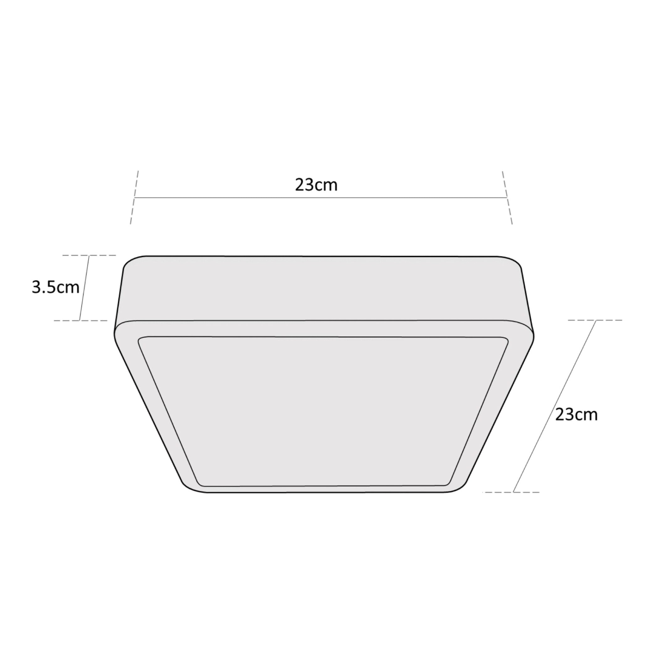 Estevez Lámpara LED 18W, Sobreponer Techo, Modelo 39144