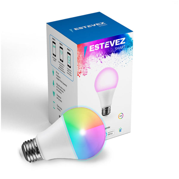 Estevez Pack de 6 Focos LED de 9W con Base Estándar E26, Smart RGB con  Alexa / Google Home, Modelo ES-E81193-09-RGB