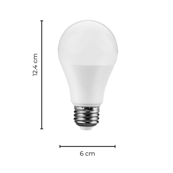 Estevez Set de 4 Focos LED 9W Smart RGB Alexa / Google Home, Base Estándar E26, Modelo ES-E81193-09-RGB*4