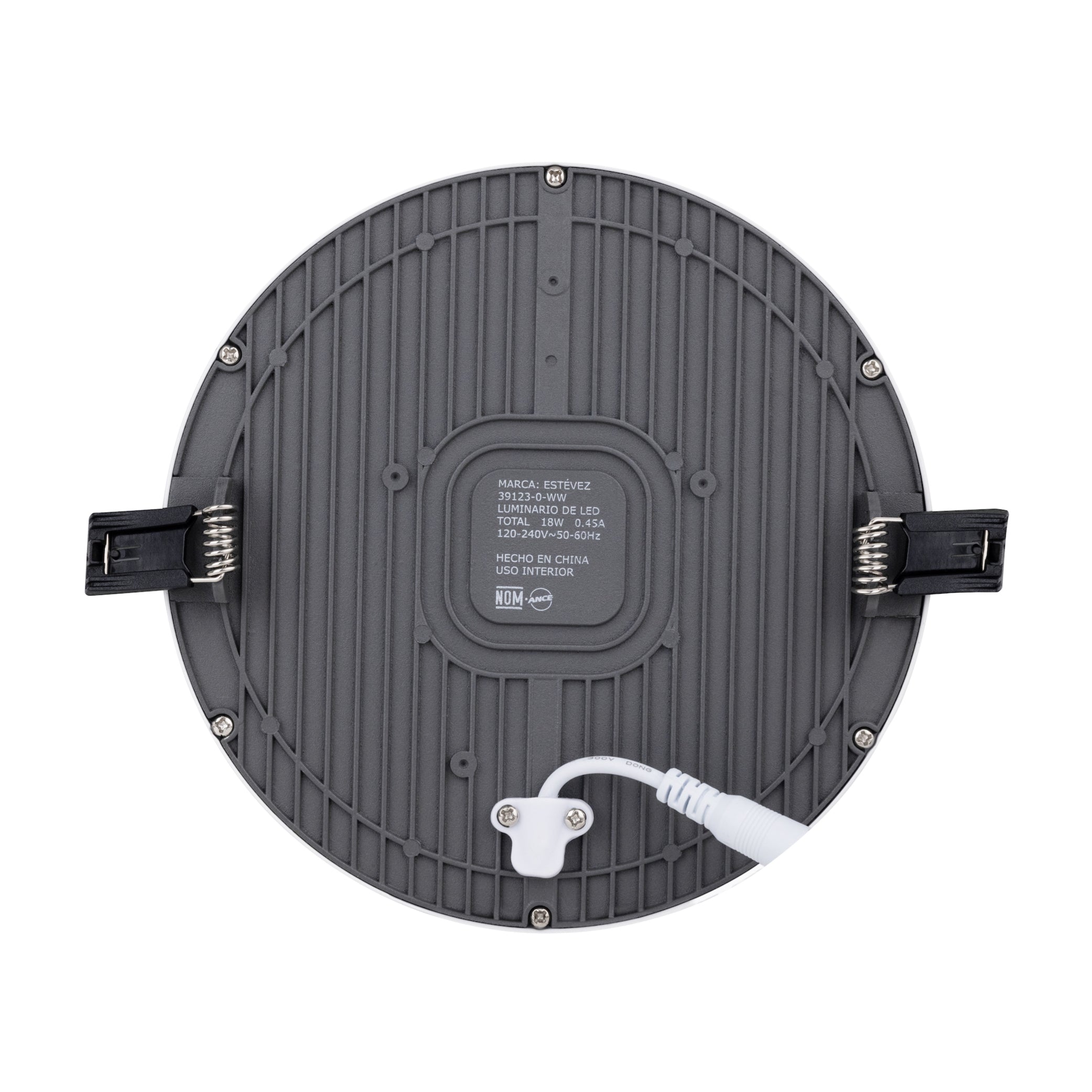 Estevez Lámpara LED 8W  Luz Cálida 3000K / Luz Fría 6000K, Empotrar Techo, Modelo 39123-0-CW