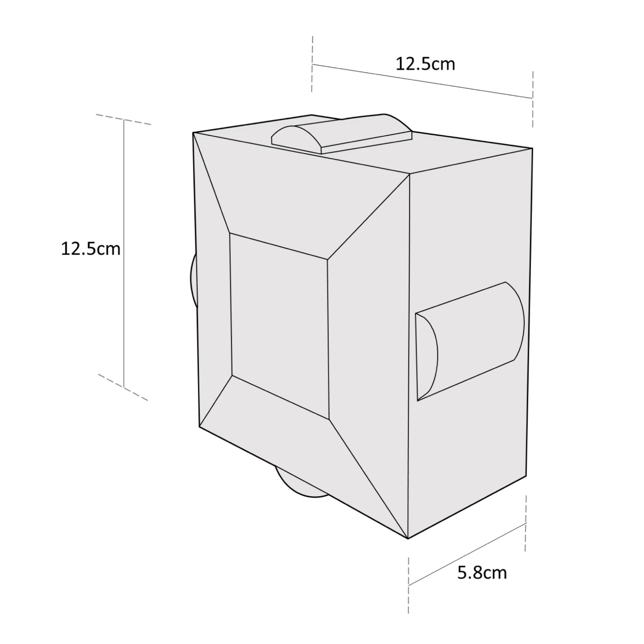 Estevez Lámpara LED 4W Sobreponer Pared  Luz Cálida 3000K Para Exterior, Modelo 19222