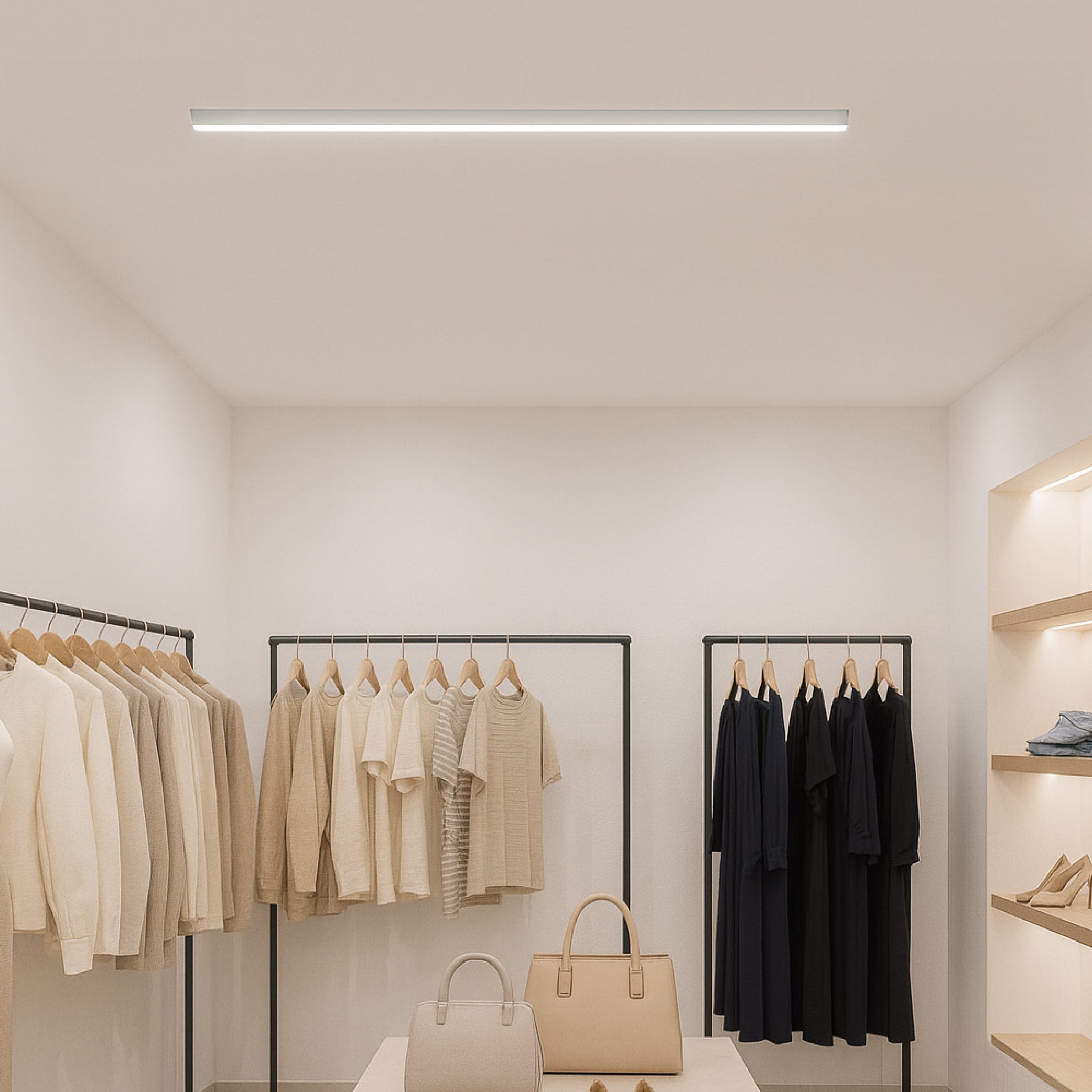 Estevez Lámpara LED, Luminario Linea de 16W para Sobreponer Techo, Modelo 5616-0