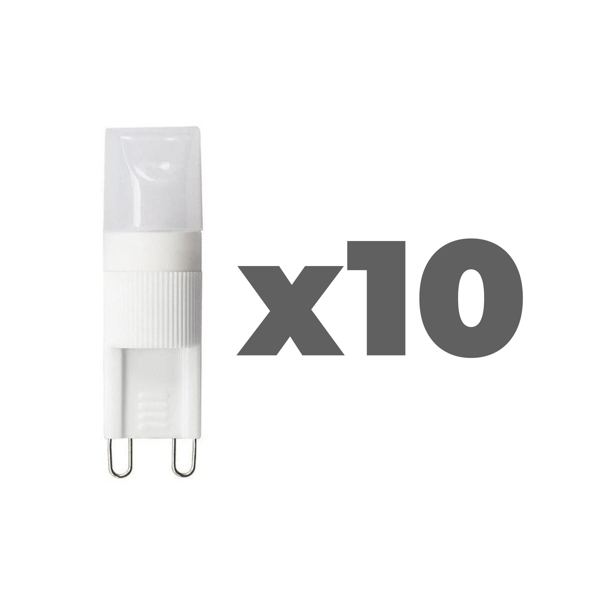 Ipsa Set de 10 Focos LED 2W Base Estándar E26, Modelo LED-G9