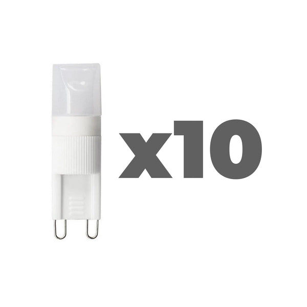 Ipsa Set de 10 Focos LED 2W Base Estándar E26, Modelo LED-G9