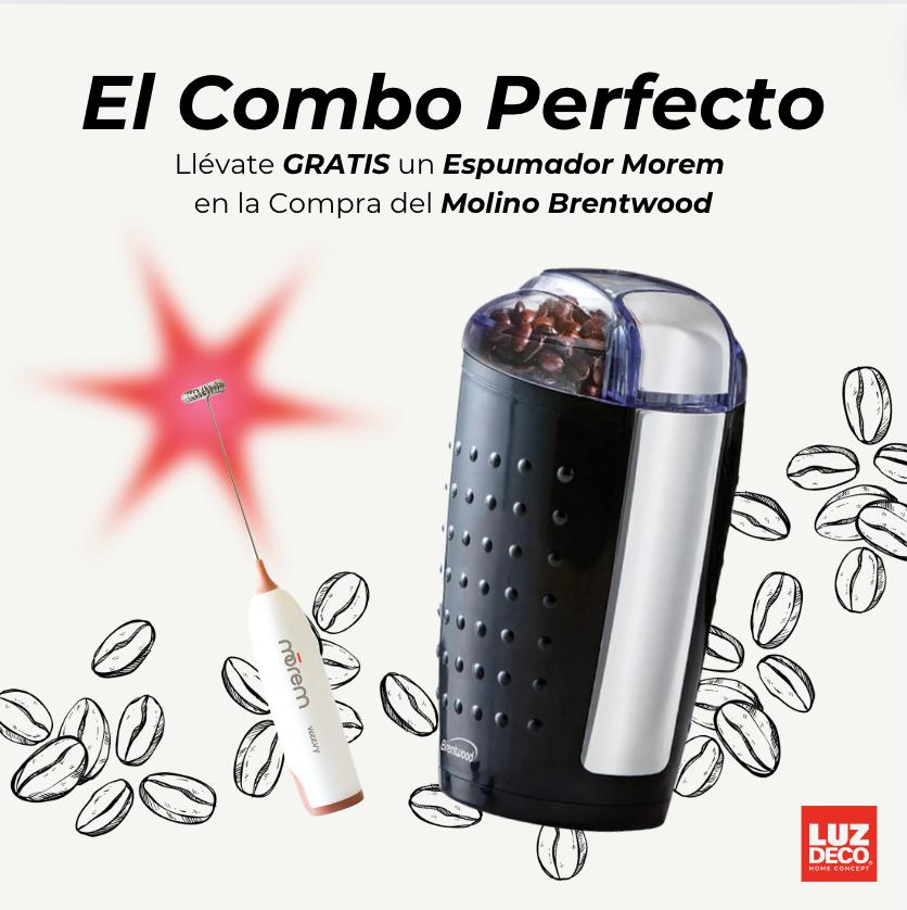 Brentwood Molino De Café y Especias Eléctrico CG-158 + Espumador Weevy GRATIS