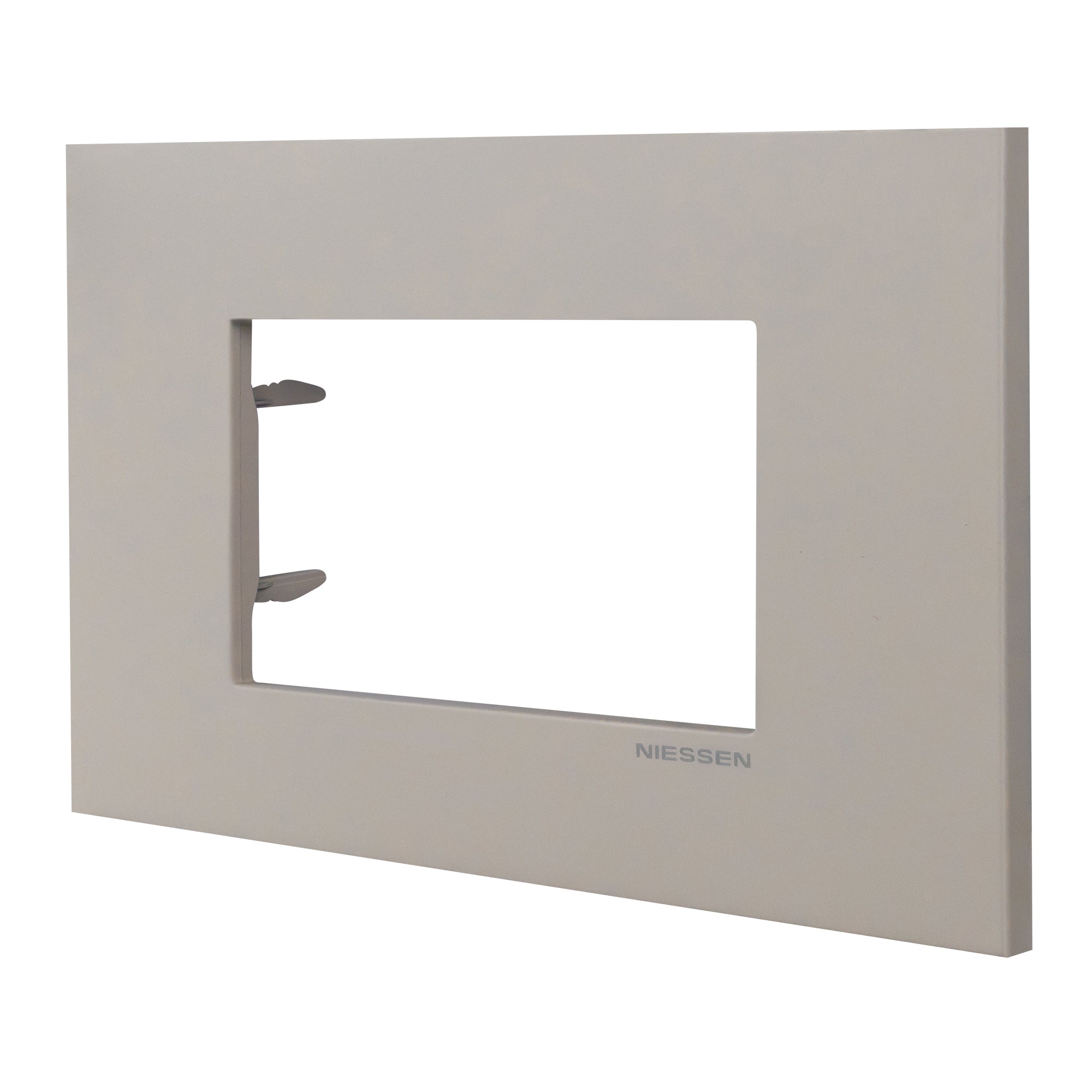 Estevez Placa de Pared 3 Módulos Zenit Niessen, Modelo Z2373