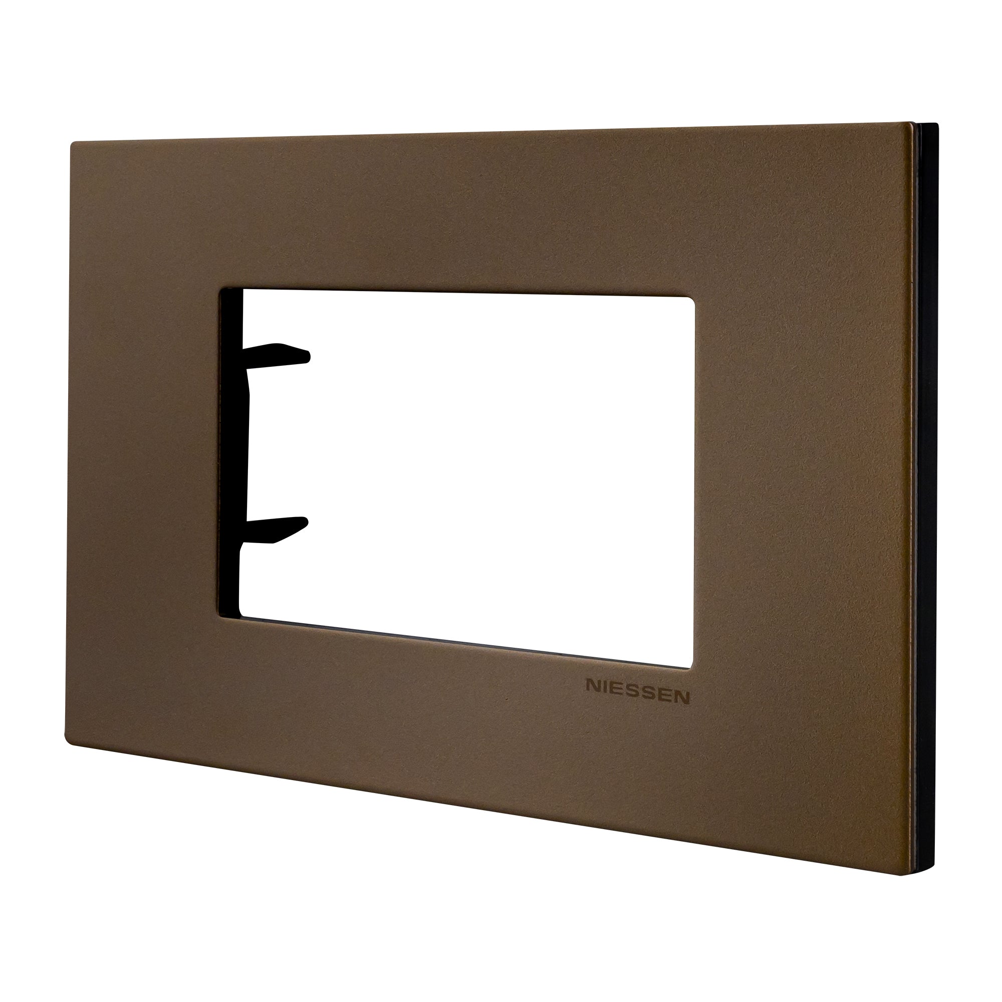 Estevez Placa de Pared 3 Módulos Zenit Niessen, Modelo Z2373