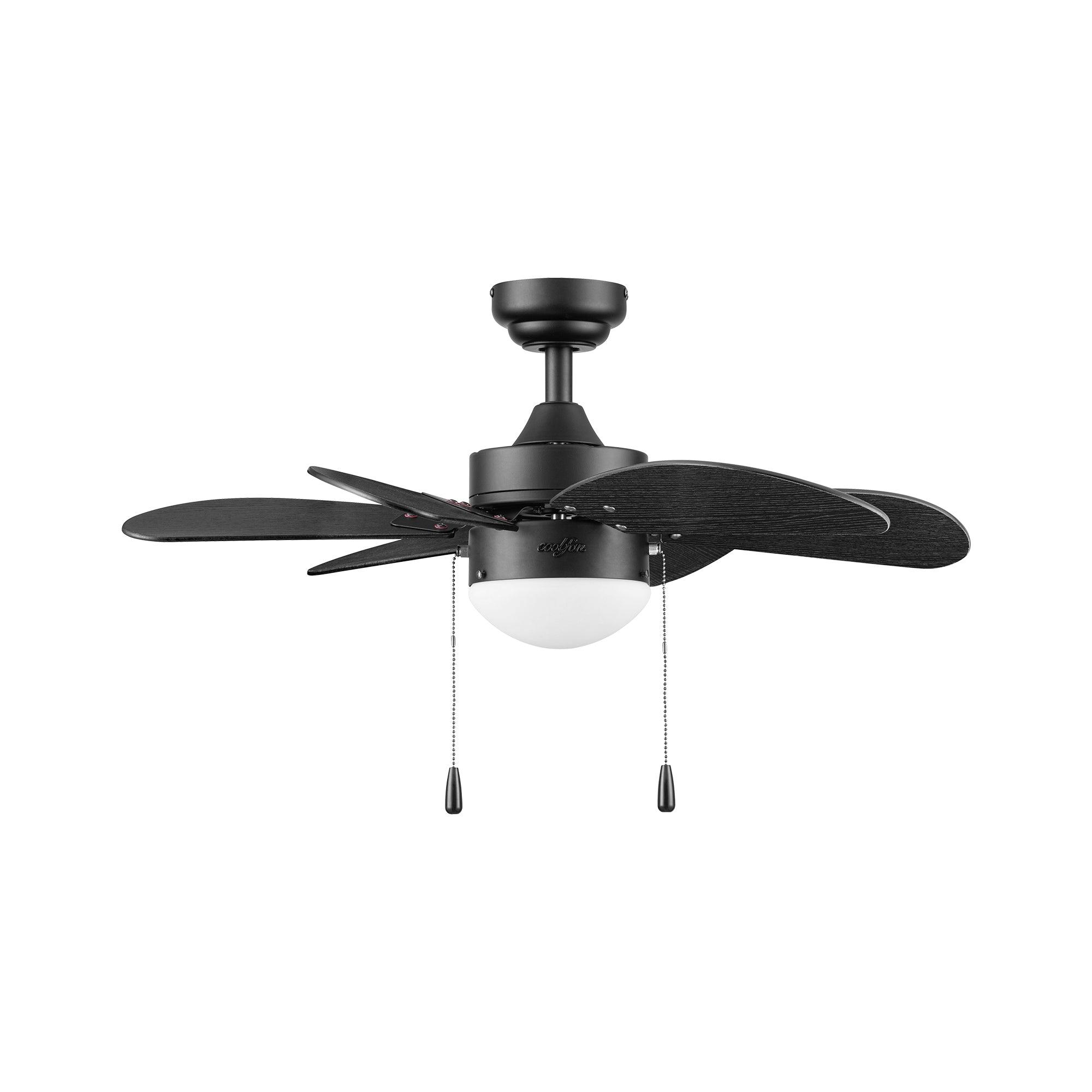 Coolfan Ventilador de Techo con Luz de 30'' con 6 Aspas y Control de Cadena para Exterior , Modelo Tramontana 45501 - LuzDeco