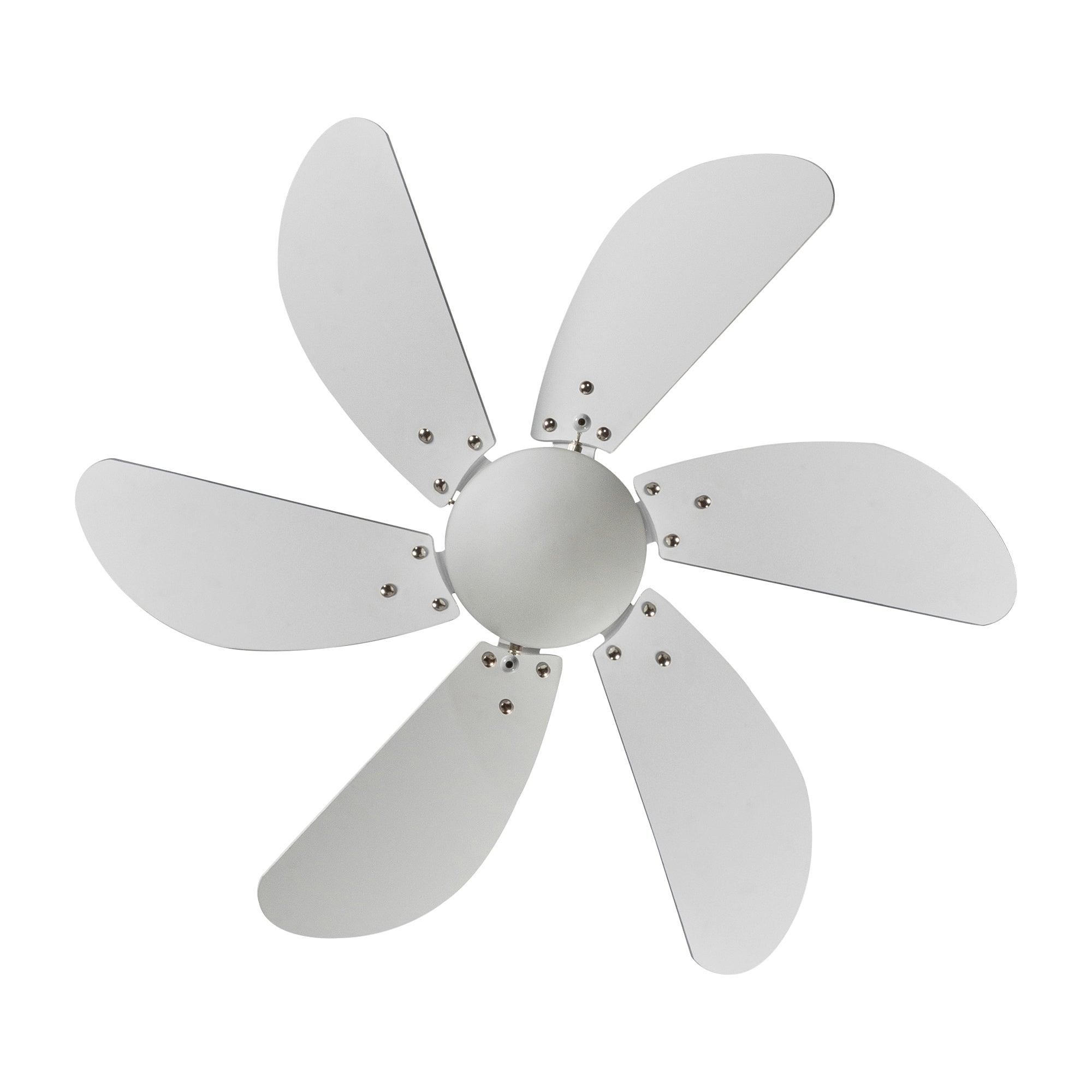 Coolfan Ventilador de Techo con Luz de 30'' con 6 Aspas y Control de Cadena para Exterior , Modelo Tramontana 45501 - LuzDeco