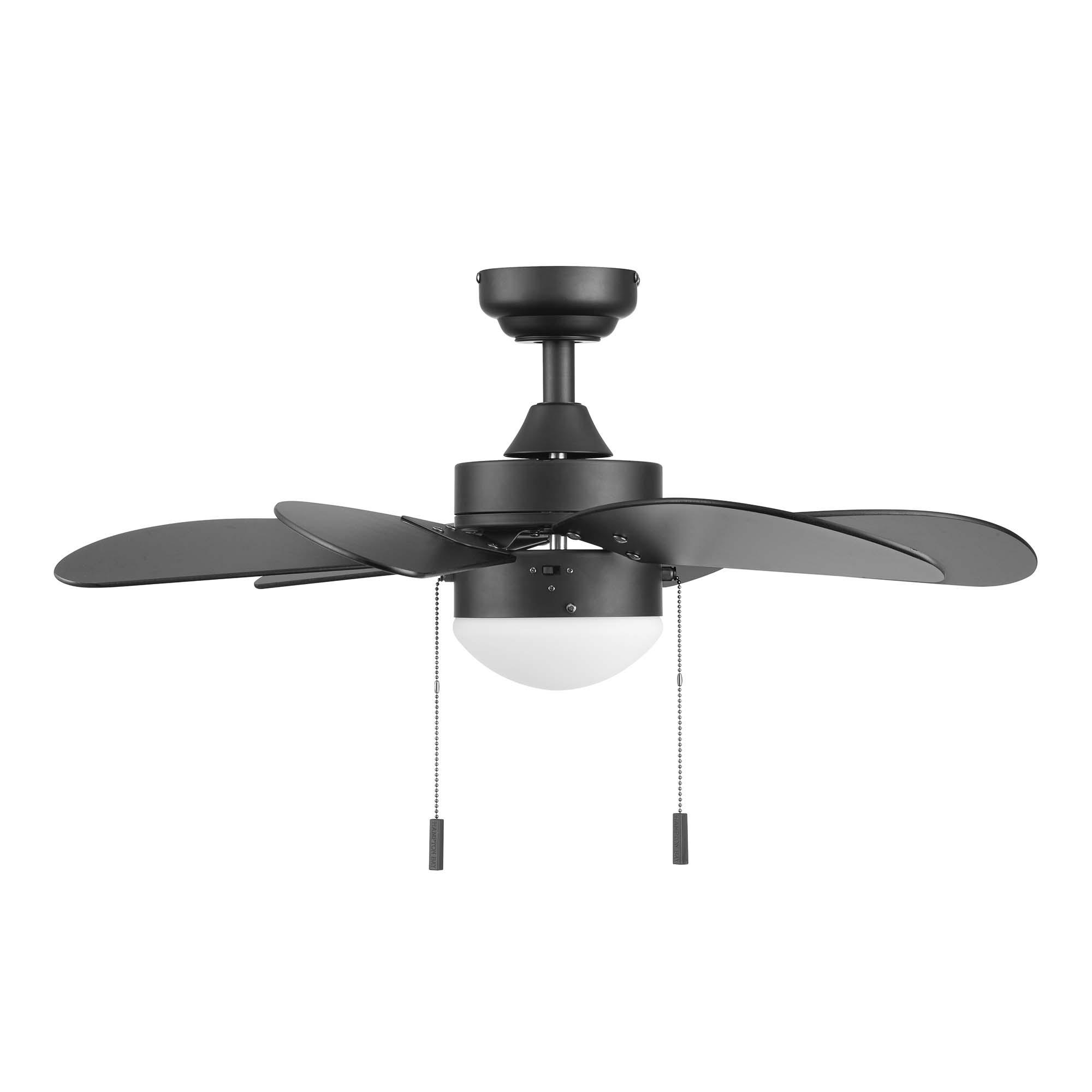 Coolfan Ventilador de Techo con Luz de 30'' con 6 Aspas y Control de Cadena para Exterior , Modelo Tramontana 45501 - LuzDeco