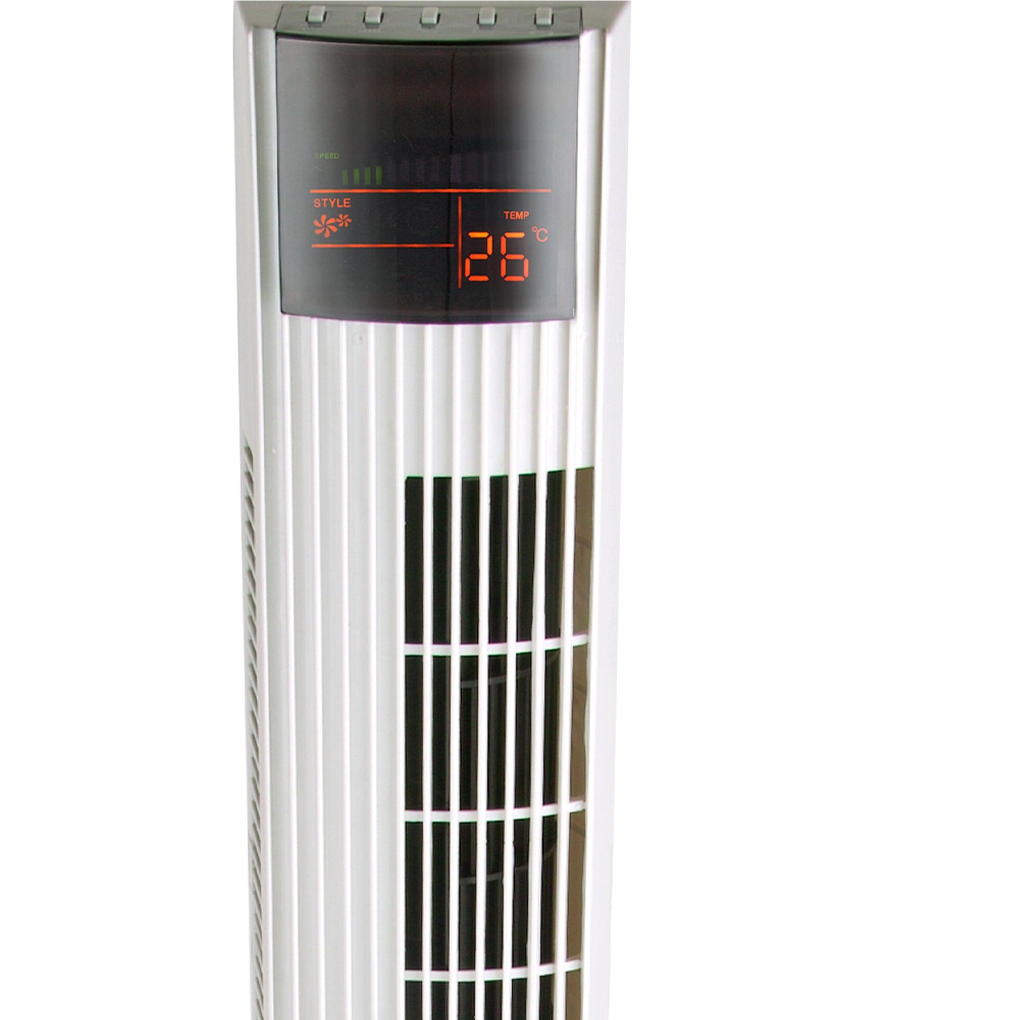 Coolfan Ventilador de Torre de 46" con Control Remoto, Modelo Kilimanjaro 49905 - LuzDeco