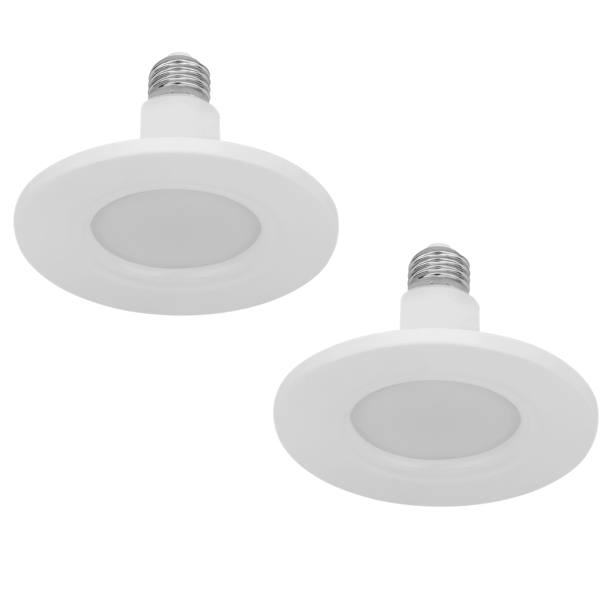 Estevez Foco LED 2-Pack Ajustable 8W, Base E26, Plafón, Modelo Retrofit 39225-0 - LuzDeco