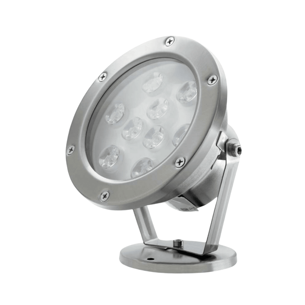 Lámpara LED 9W Tipo Proyector Exterior Estevez 19251 - Acero Inoxidable/Cristal, IP67 - LuzDeco