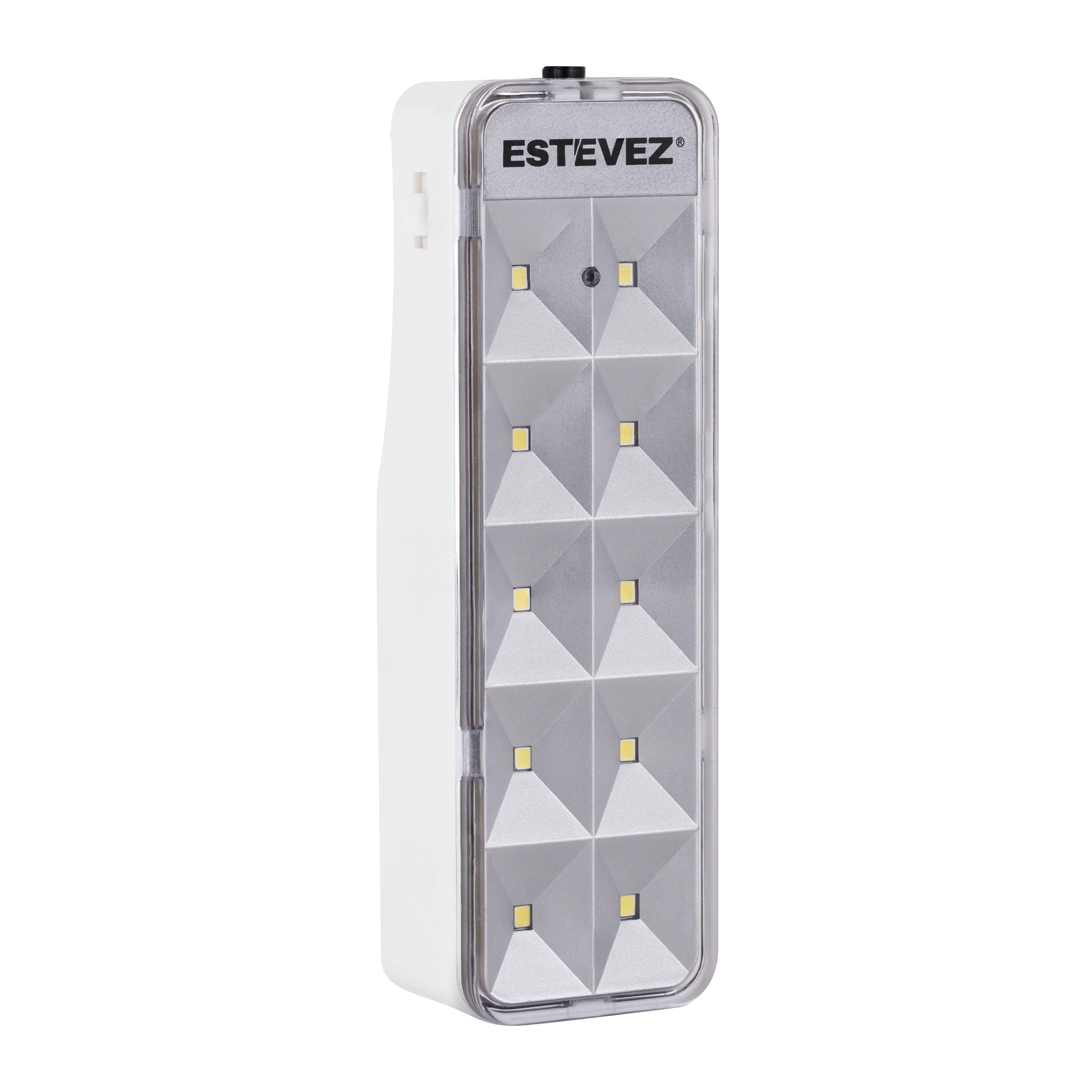 Estevez Luminario de Emergencia de Sobreponer Fijo con Batería Recargable LED 1W, Modelo 5110-1(neo) - LuzDeco