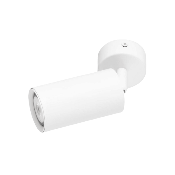 Lámpara de Techo/Muro Estevez ETC-0078-BLA - 8W, Sobreponer, Aluminio, Blanca - LuzDeco