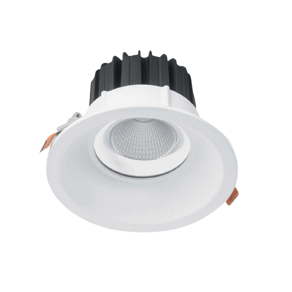 Luminario LED Empotrable Estevez Dorit ETC-0350-BLA - 17W, 3000K, Redondo, Blanco Mate- LuzDeco