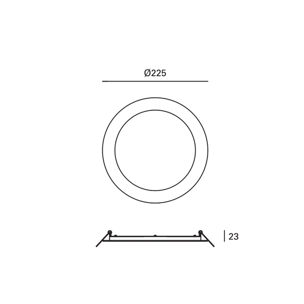 Luminario LED Smart Estevez Easy Lum ETC-0494-BLA - 15.5W, 3000K-6000K, WiFi, Empotrable- LuzDeco