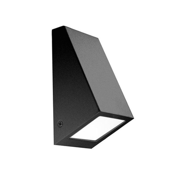 Estevez Luminario LED 5W de Sobreponer de Muro, Apto para Exterior, Modelo ETX-1900-NEG - LuzDeco