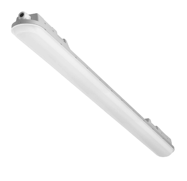 Estevez Luminario LED Estanca de Sobreponer 2Xt8, Modelo ETX-0308-GRI - LuzDeco