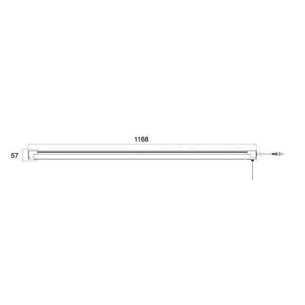  Luminario LED Sobreponer/Suspender Estevez 19550 - 36W, 4000K, Blanco, Aluminio - LuzDeco