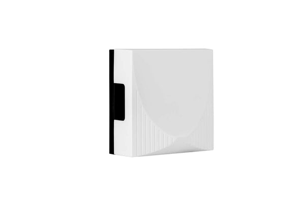 Estevez Timbre Electromecánico Musical Ónix TI-ONB-570 - Blanco, 2 Melodías Ding Dong - LuzDeco