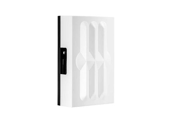 Estevez Timbre Electrónico Inalámbrico con 16 Melodías, Modelo TEBAS TI-TBB-571 - Blanco, Pilas AA- LuzDeco