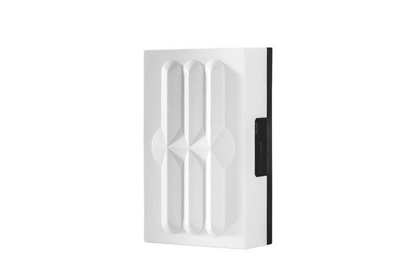 Estevez Timbre Electrónico Inalámbrico con 16 Melodías, Modelo TEBAS TI-TBB-571 - Blanco, Pilas AA- LuzDeco