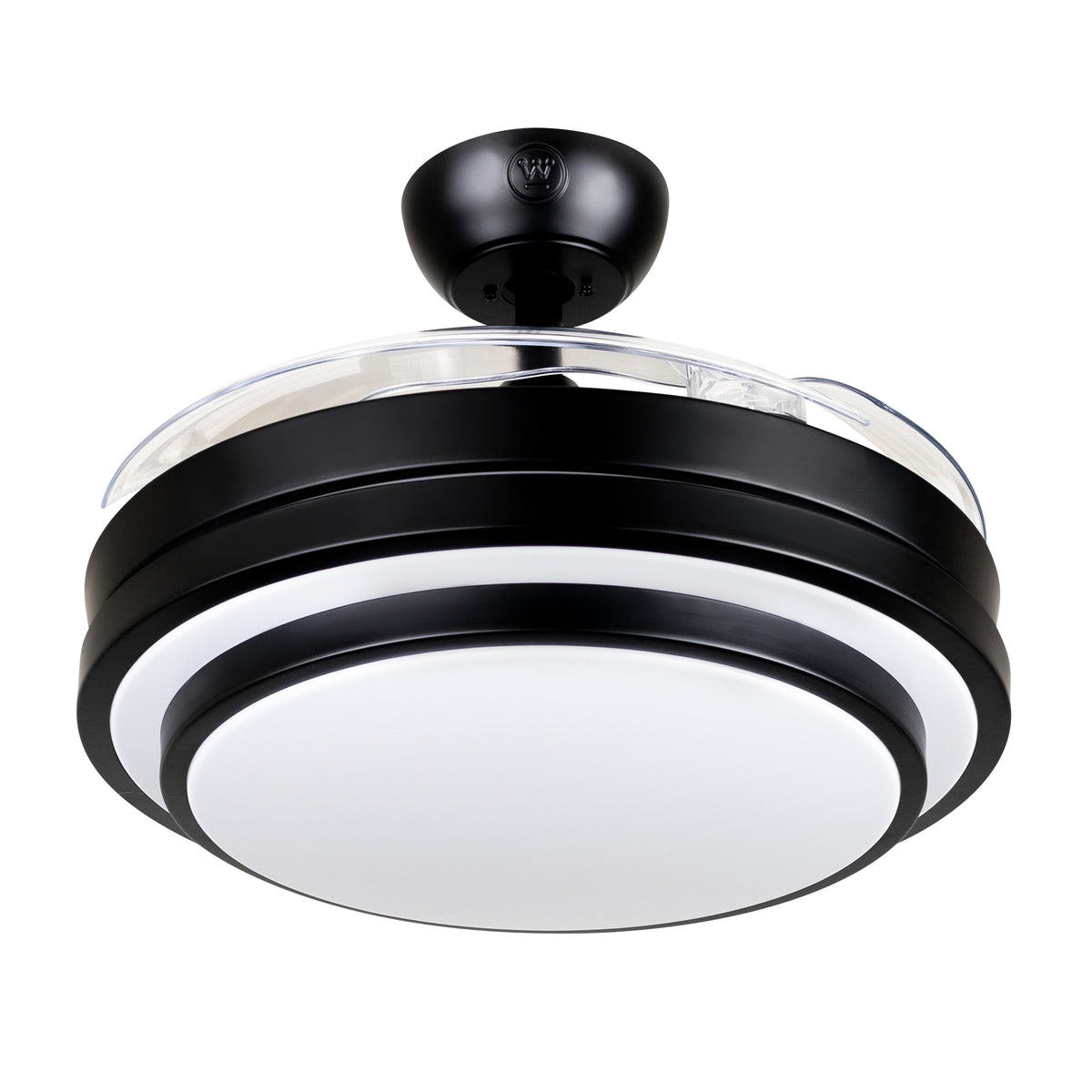 Westinghouse Ventilador de Techo Borealis II 42” con Aspas Retráctiles y LED, Negro, Modelo 79018