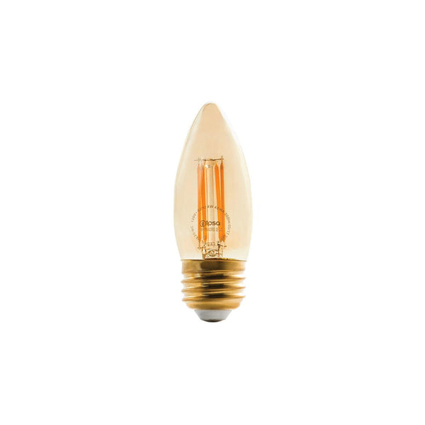 Ipsa Lámpara de Filamento Led de 4W Estilo Vintage, Modelo LEDFIL-VE26/BC/F - LuzDeco
