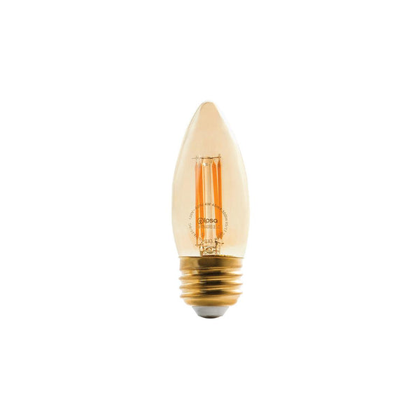 Ipsa Lámpara de Filamento Led de 4W Estilo Vintage, Modelo LEDFIL-VE26/BC/F - LuzDeco