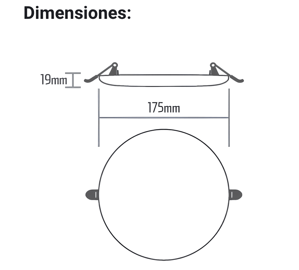 Ipsa Luminario Empotrable para uso Interior de 24W, Modelo LED-PNL24W - LuzDeco