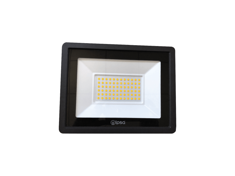 Ipsa Luminario Tipo Reflector para Uso Exterior de 100W, Modelo REFLEDSMD-100W/30 - LuzDeco