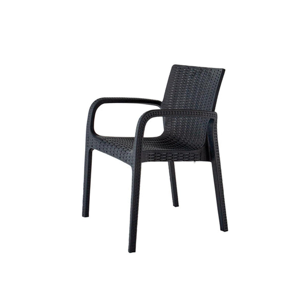 Lagoon, Silla Koppla 7027, Silla de comedor, silla de comedor para exterior, silla de comedor para interior, Muebles de rattan sintetico, Mobiliario de terraza, Diseño de ratan, Resistente a los rayos UV,  Muebles resistentes a los rayos UV, Muebles de mimbre