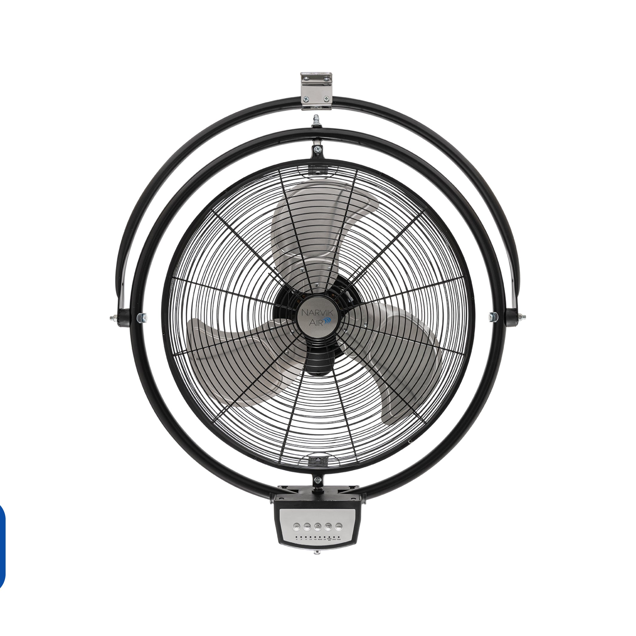 Narvik Ventilador Industrial 2 en 1: De Pared y Techo 20'' con Control Remoto, Modelo NA-CW20