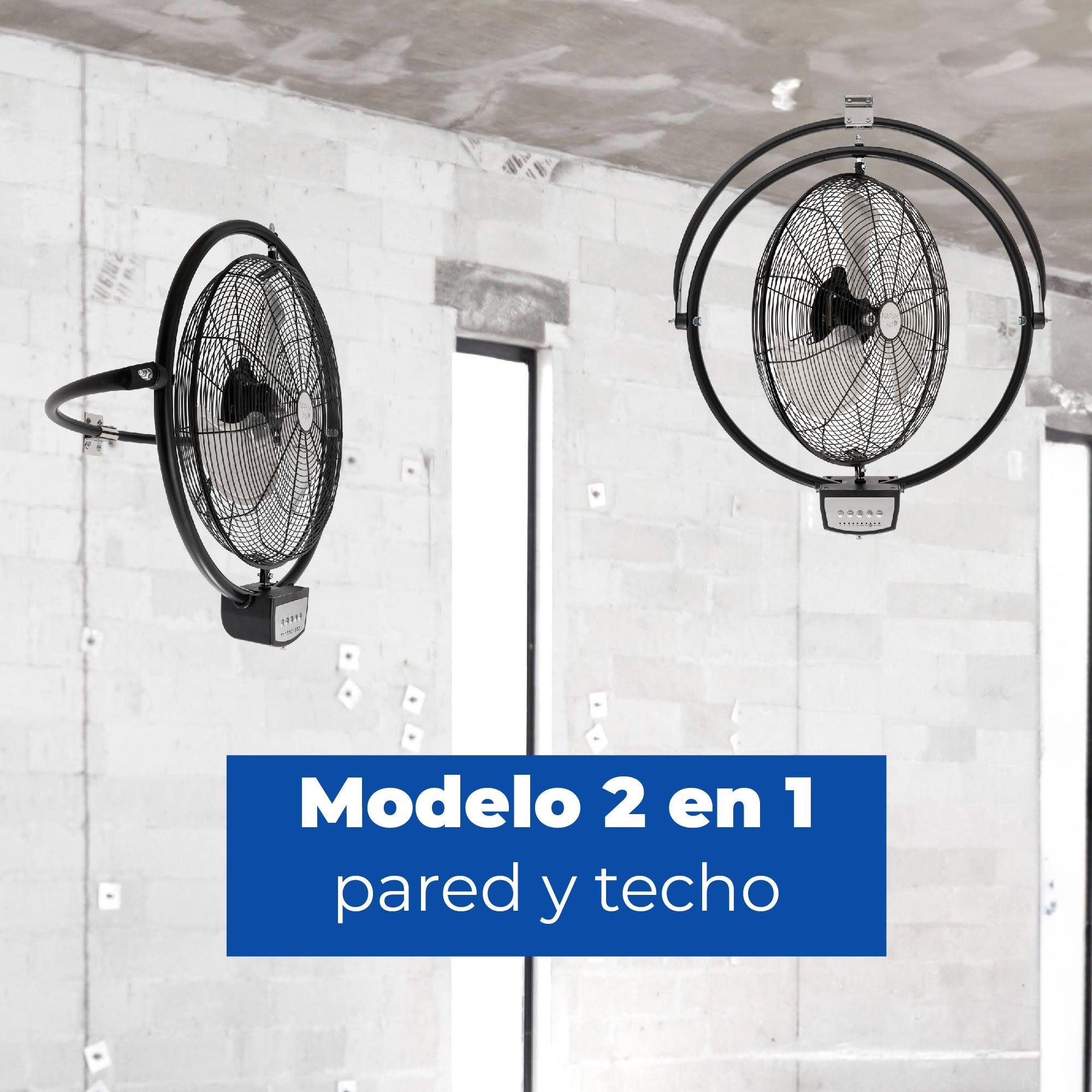 Narvik Ventilador De Pared y Techo 20'' con Control Remoto, Modelo NA-CW20 - LuzDeco