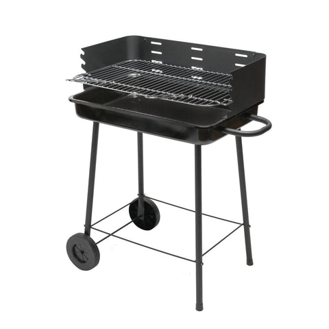 Naterial Asador Portátil de Carbón 1 Rejilla, Modelo TrolleyClassic