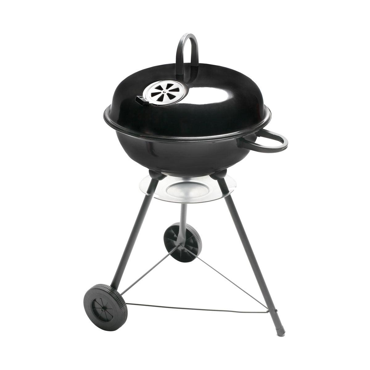 Naterial Asador Portatil de Carbón 1 Rejilla, Modelo Trolley - LuzDeco