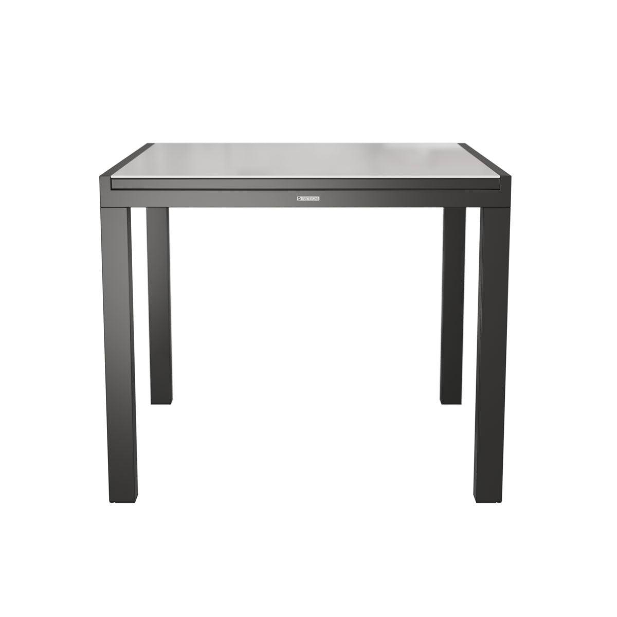 Naterial Mesa de Comedor de Aluminio Extensible Apta para Exterior, Modelo Lyra II - LuzDeco