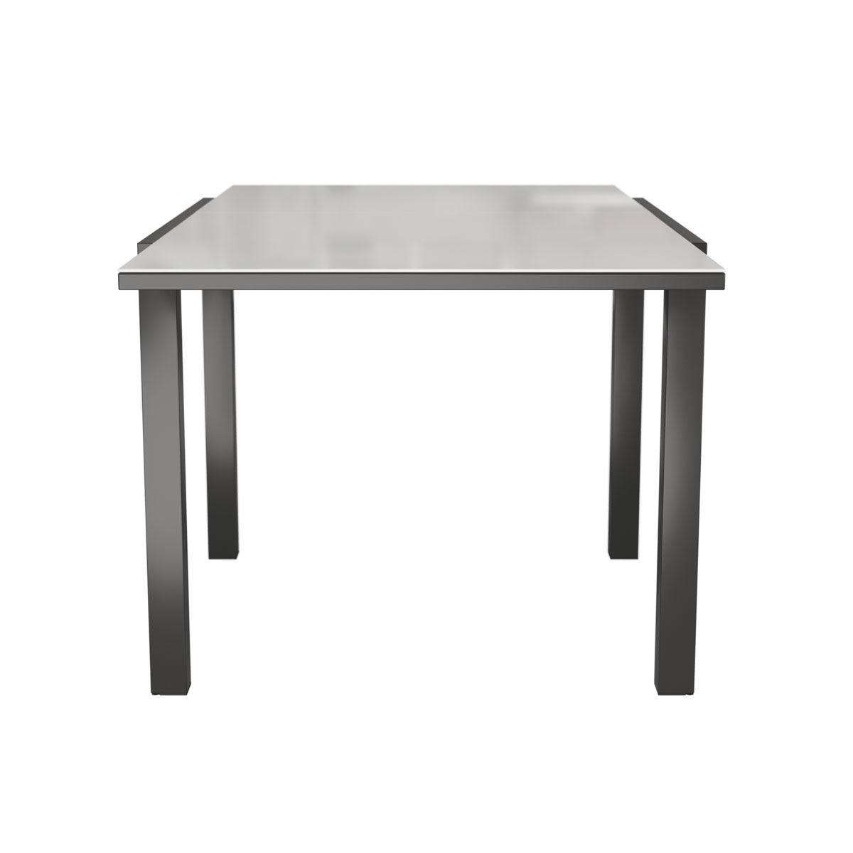 Naterial Mesa de Comedor de Aluminio Extensible Apta para Exterior, Modelo Lyra II - LuzDeco