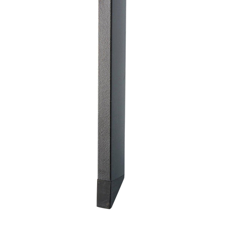 Naterial Mesa de Comedor Plegable Tipo Ratán de Aluminio Apta para Exterior, Modelo Zena - LuzDeco