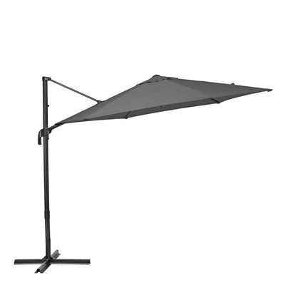 Naterial Sombrilla para Jardín  289cm Hexagonal con Brazo Lateral, Modelo Avea