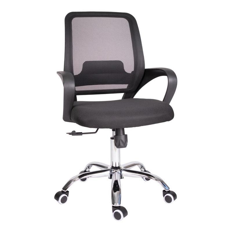 Offiho Set de 2 Sillas De Escritorio Ergonómicas Oficina Ejecutiva Tapiz Mesh, Modelo BARI-OPERATIVO - LuzDeco