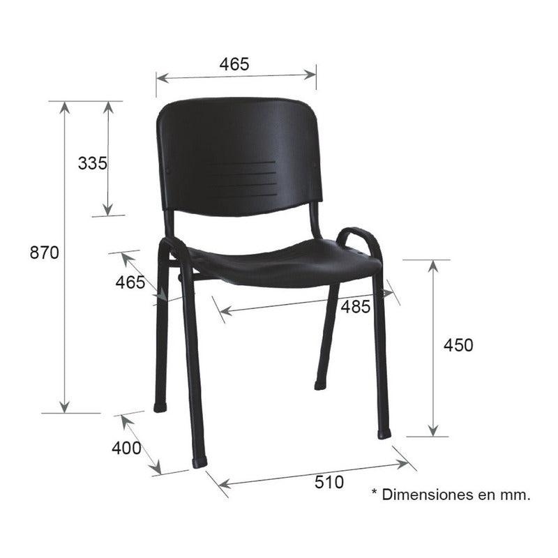 Offiho, Silla Novaiso, Silla sin descansabrazos,  sillas de oficina, sillas de oficina a mayoreo, silla para visita, silla de plastico,  silla tapizada, silla de oficina tapizada, mobiliario de oficina, mobiliario de oficina mayoreo 