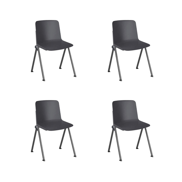 Offiho Set de 4 Sillas de Comedor Durable Para Interior y Exterior con Protección UV, Modelo Plus OHV73 - LuzDeco