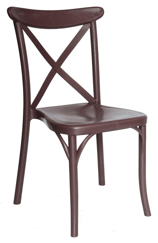 Offiho, silla eqqus ohv117, Silla de comedor, Silla Vintage, silla de comedor para exterior, silla de comedor para interior, Muebles de interior, Mobiliario de terraza, Sillas para terraza, Resistente a los rayos UV, Muebles resistentes a los rayos UV, Muebles de exterior, Silla para eventos