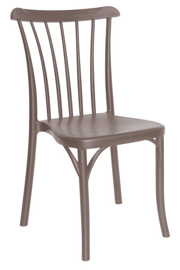 Offiho Silla de Comedor Vintage Para Eventos Apta para Exterior e Interior con Protección UV, Modelo Nordik OHV118 - LuzDeco