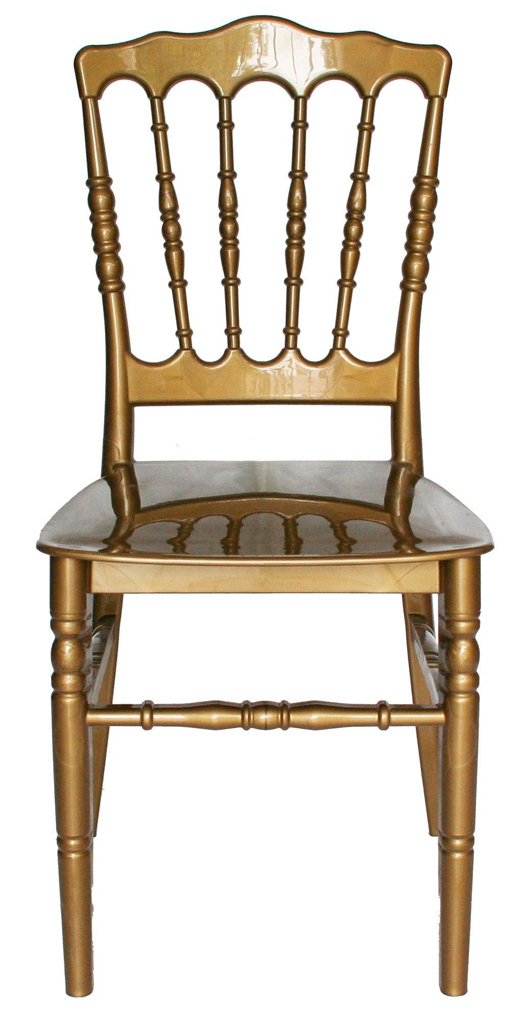 Offiho Silla de Comedor Vintage Para Eventos Apta para Exterior e Interior con Protección UV, Modelo Versalles - LuzDeco