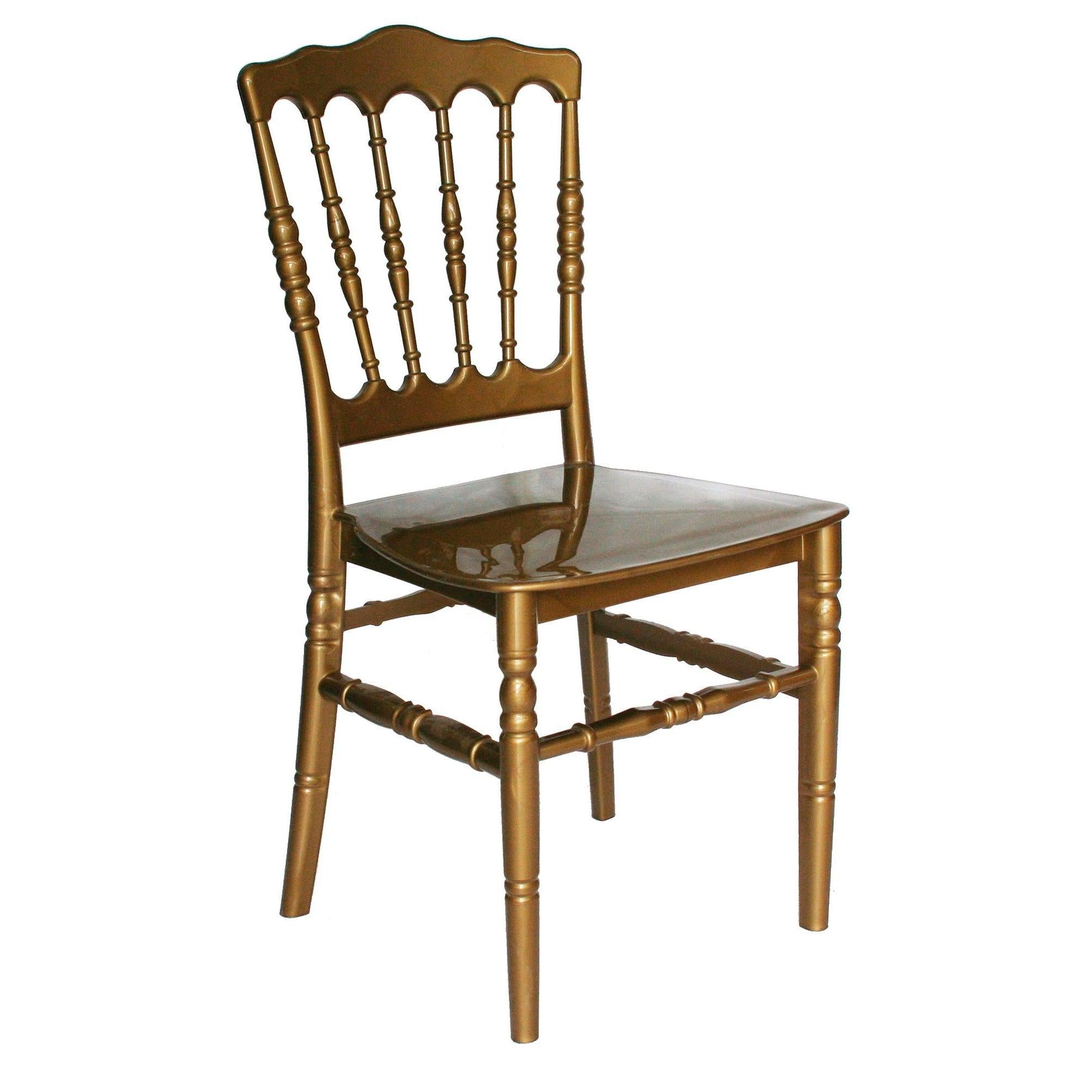 Offiho Silla de Comedor Vintage Para Eventos Apta para Exterior e Interior con Protección UV, Modelo Versalles - LuzDeco